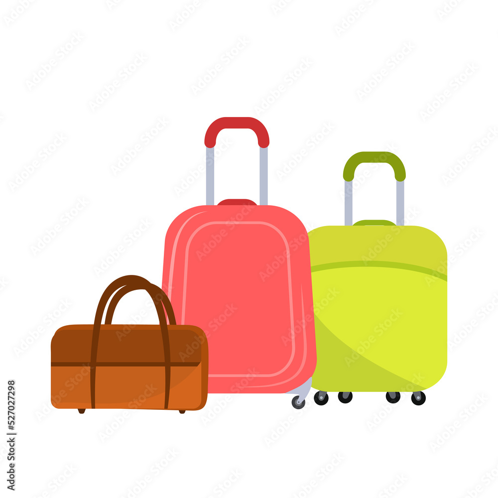 Suitcases or luggage for travel and adventure Suitcases or luggage for travel and adventure