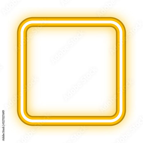 round square neon frame

