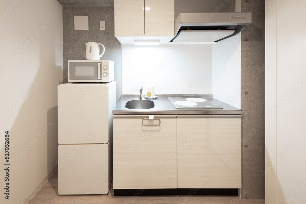 Fototapeta premium 部屋のキッチン