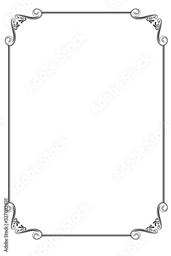 vintage frame element