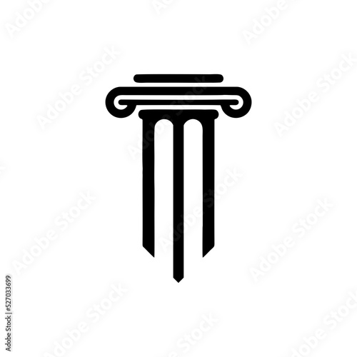 Pillar design Logo Element Template1