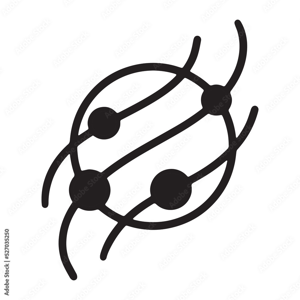 Hand drawn galaxy icon. Vector illustration Hand drawn galaxy icon. Vector illustration