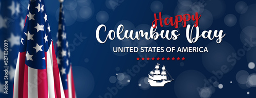 Columbus Day USA Background photo