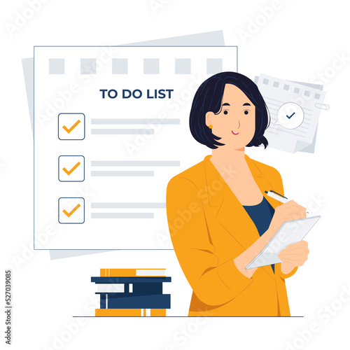 To do list concept illustration