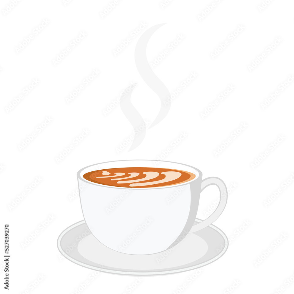 Obraz premium coffee cup,fresh coffee cup vector illustration