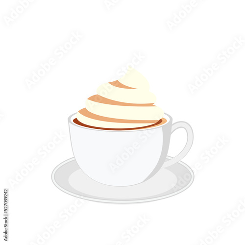 coffee cup,fresh coffee cup vector illustration © StockBURIN