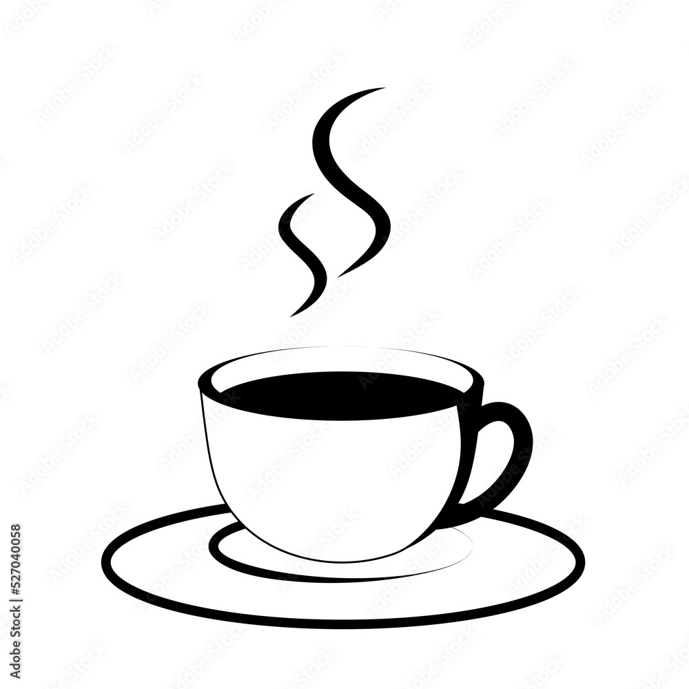 Obraz premium coffee cup,fresh coffee cup vector illustration