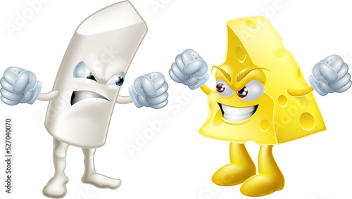 Like chalk and cheese