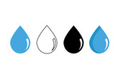 raindrop vector design illustration isolated on white background 