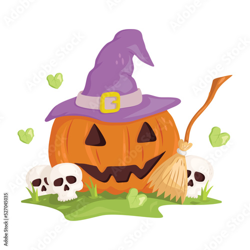 jack o lantern illustration