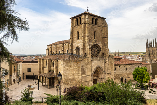 Iglesia De San Esteban, Church of St. Stephan in Burgos, Spain. © rudiernst