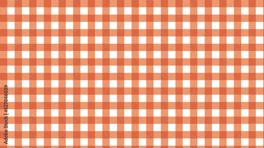 aesthetic cute small orange gingham, checkers plaid, checkerboard seamless pattern background illustration, perfect for wallpaper, backdrop, postcard, background, banner