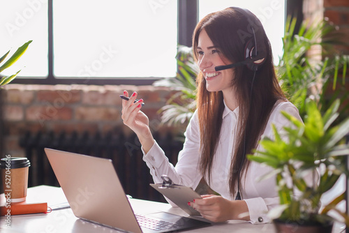 Service with a Smile: Customer Service Representative Assisting a Customer