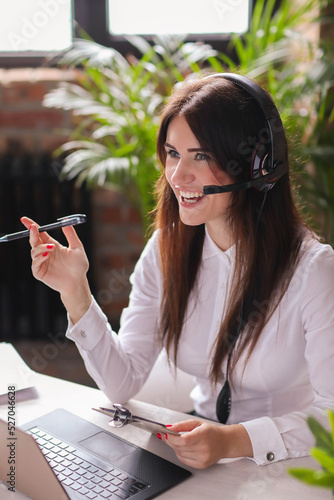 Service with a Smile: Customer Service Representative Assisting a Customer