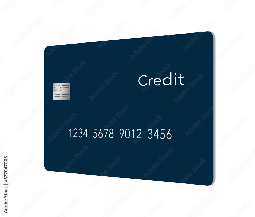 Here is a generic mock credit card with a modern design and text space in a 3-d illustration. Here is a generic mock credit card with a modern design and text space in a 3-d illustration.