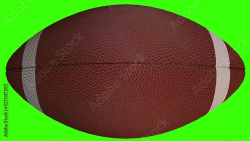 close up of a spinning american football ball - Olympic Games Paris 2024