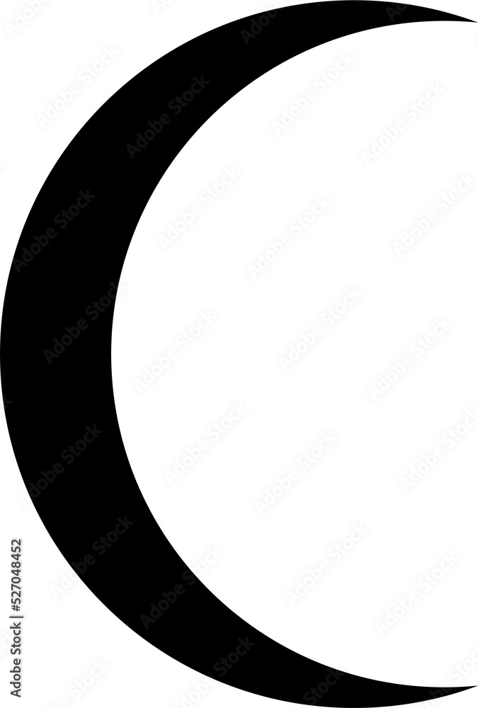 moon design illustration isolated on transparent background moon design illustration isolated on transparent background