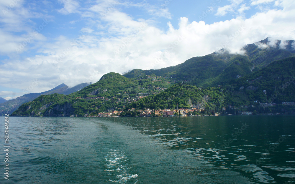 Landscapes of Italy. View of the beautiful Lake Como.