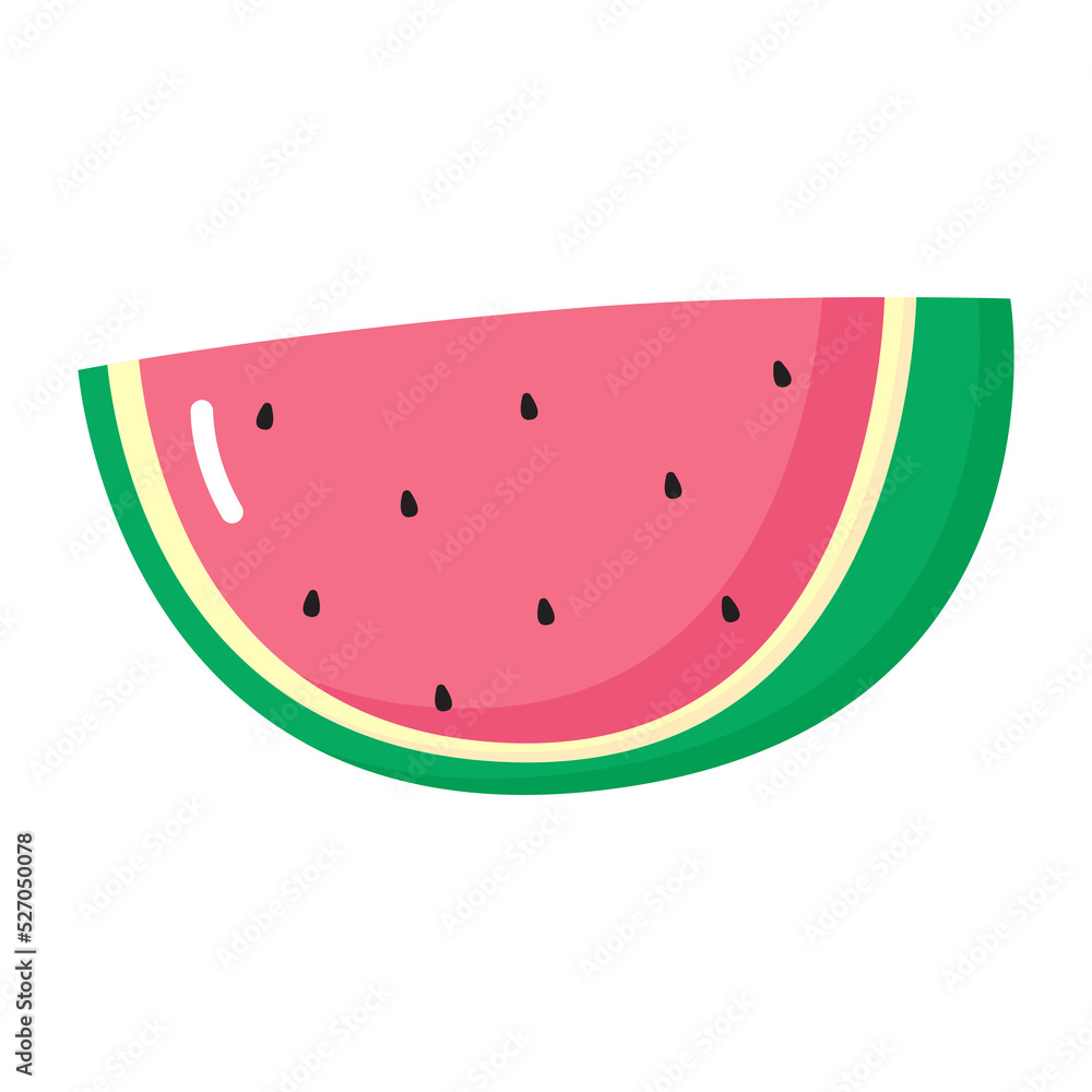 Slice watermelon icon.