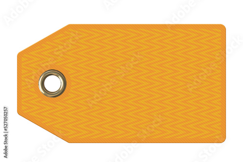 organge price tag isolated on transparent background photo