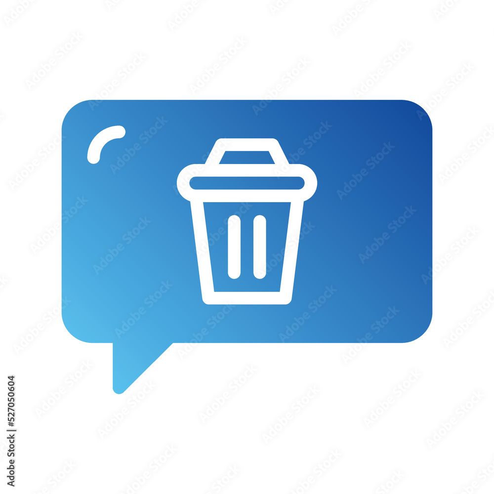 Vector Icons Delete Message Solid Gradient Style. Pixel Perfect and Editable Stroke. Vector Icons Delete Message Solid Gradient Style. Pixel Perfect and Editable Stroke.