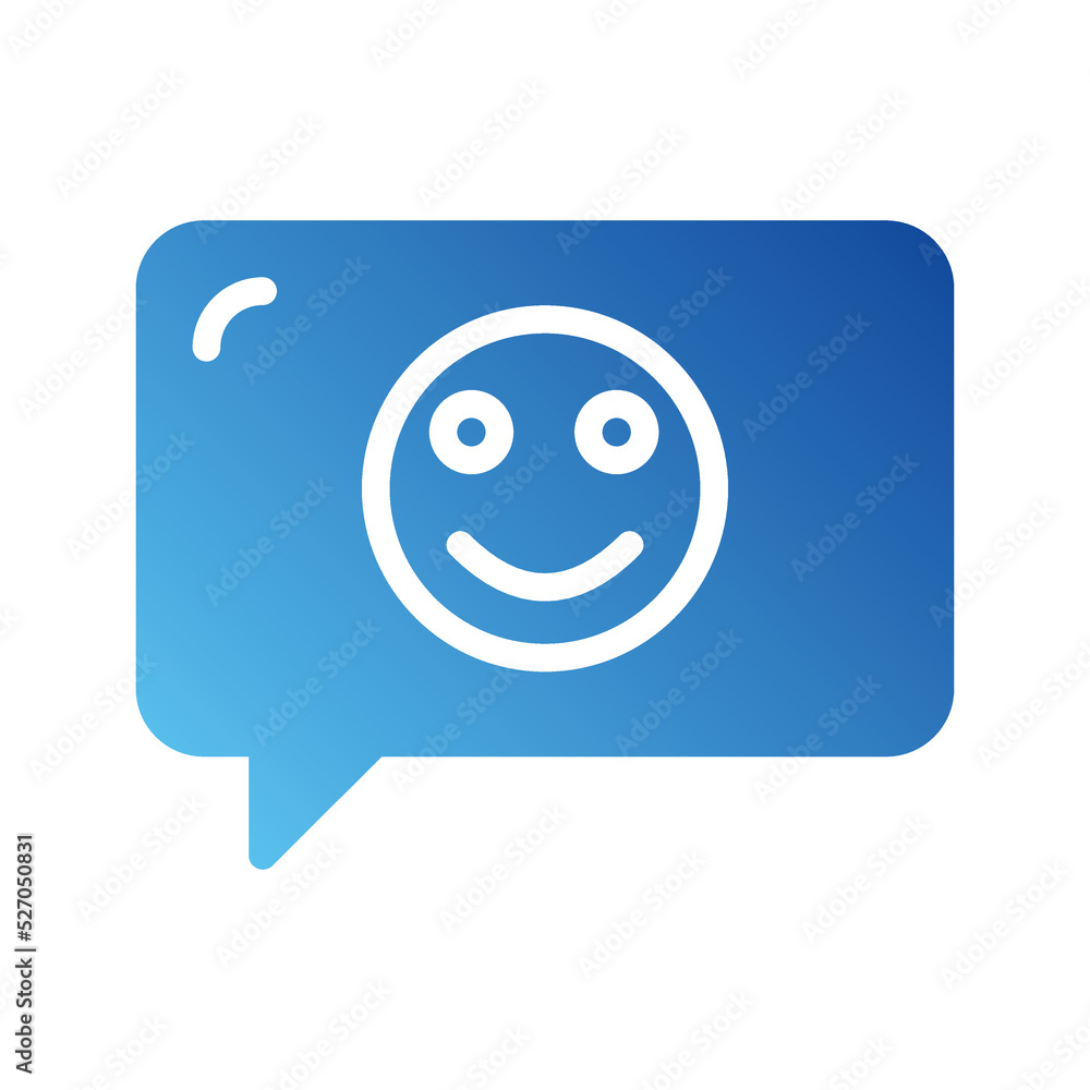 Vector Icons Happy Message Solid Gradient Style. Pixel Perfect and Editable Stroke. Vector Icons Happy Message Solid Gradient Style. Pixel Perfect and Editable Stroke.