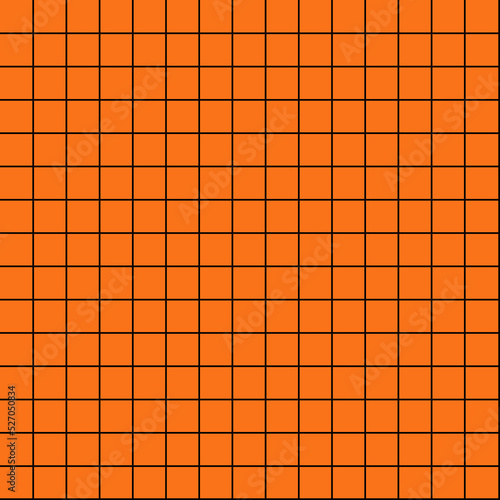 Seamless stripes background or pattern with halloween orange and black stripes color.