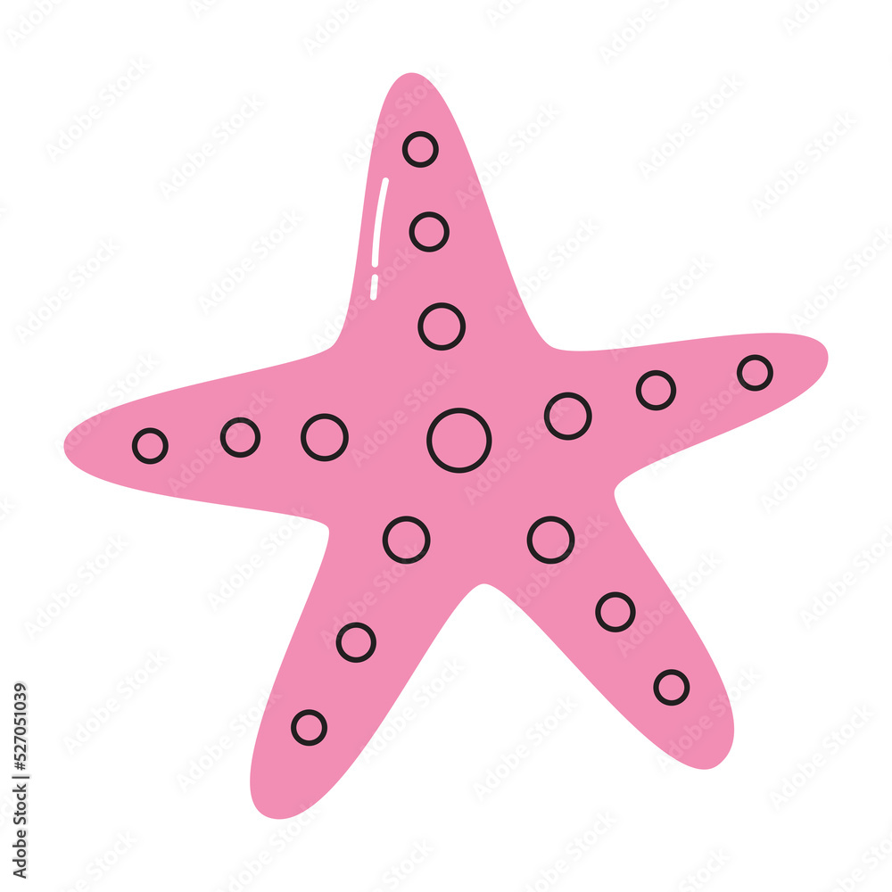 Cute cartoon starfish Cute cartoon starfish