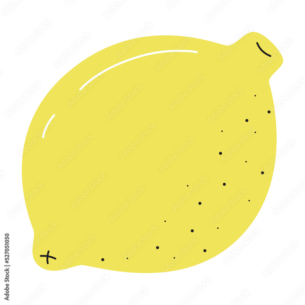 Lemon icon. Lemon icon.