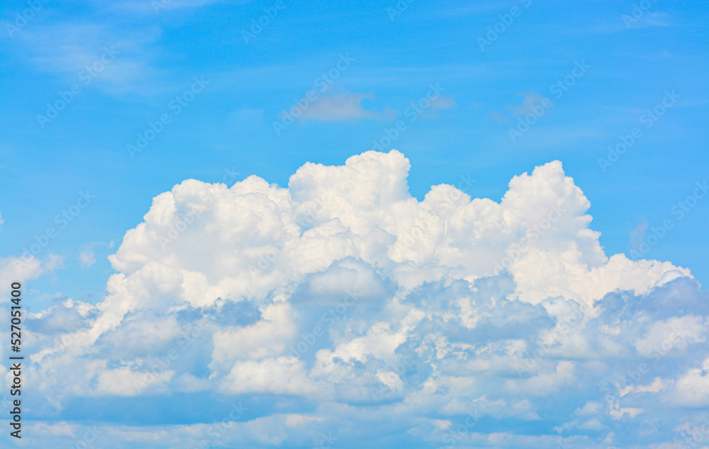 Cloud in the blue sky. Cloud in the blue sky.