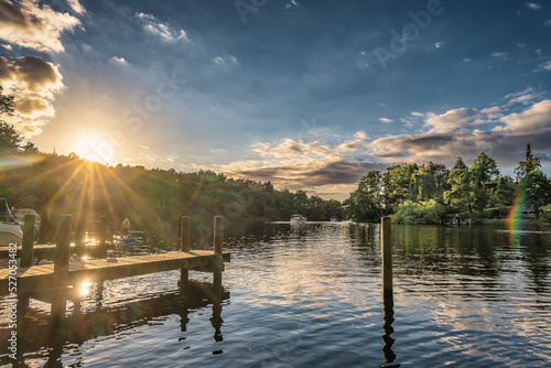 Ry Silkeborg camping  grounds Skyttehuset in the Danish Lake District, Denmark photo