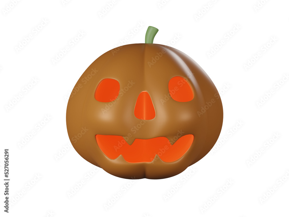 Halloween pumpkin lantern. 3D rendering Halloween pumpkin lantern. 3D rendering