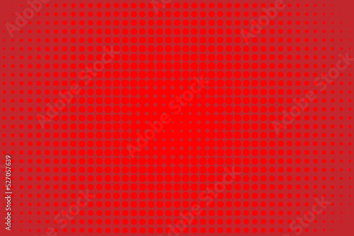 Red Abstract halftone pattern background. Flat vector illustration