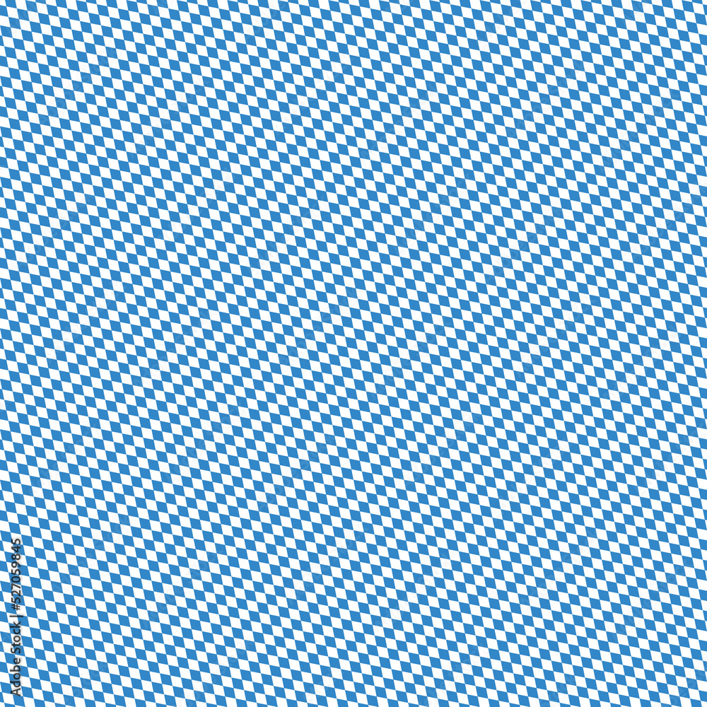 Kleines Diagonales Rautenmuster Oktoberfest Nahtlos Blau/Weiß Kleines Diagonales Rautenmuster Oktoberfest Nahtlos Blau/Weiß