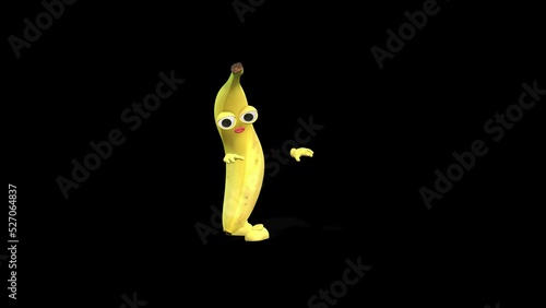Banana dance with alpha channel (ID: 527064837)