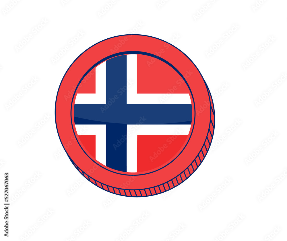 Norwegian Flag vector hand drawn,Norwegian krone vector hand drawn Norwegian Flag vector hand drawn,Norwegian krone vector hand drawn