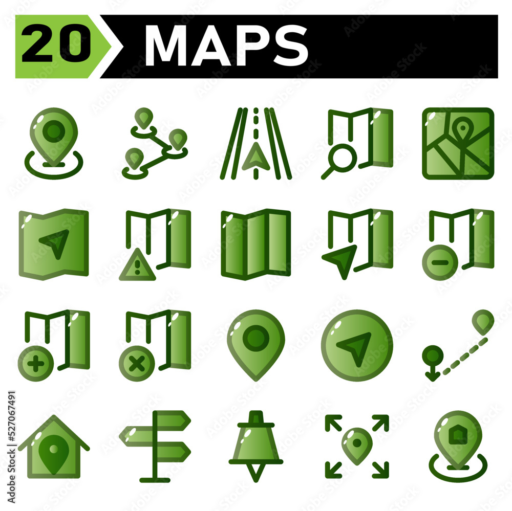 maps icon include map location marker navigation route maps direction road icon set include maps icon include map location marker navigation route maps direction road icon set include