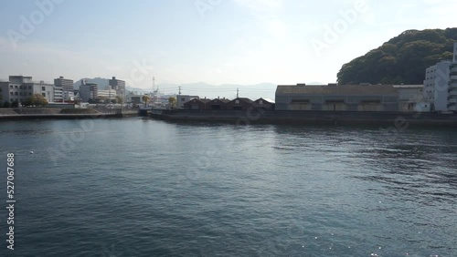 広島、船の中の景色