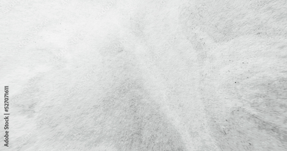 Grain noise overlay. Distressed texture. Rough concrete wall. Black dust particles stain artifacts on white paper surface grunge abstract copy space background.