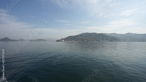 広島、船の中の景色