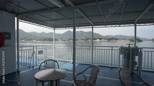広島、船の中の景色