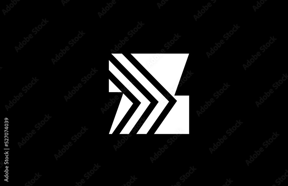 Z alphabet letter logo icon design with geometric lines. Creative template for business and company Z alphabet letter logo icon design with geometric lines. Creative template for business and company