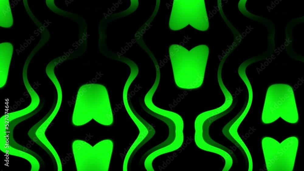Fancy background Loop green and black with Alpha. Fancy background Loop green and black with Alpha.