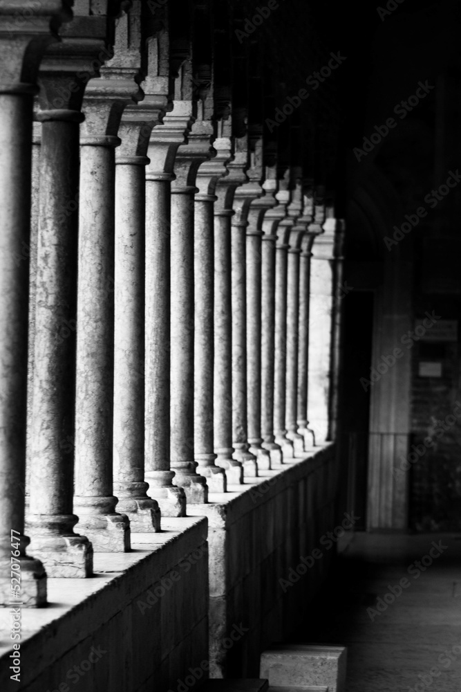 Colonnade of Church Cloister Verona Photograph Colonnade of Church Cloister Verona Photograph