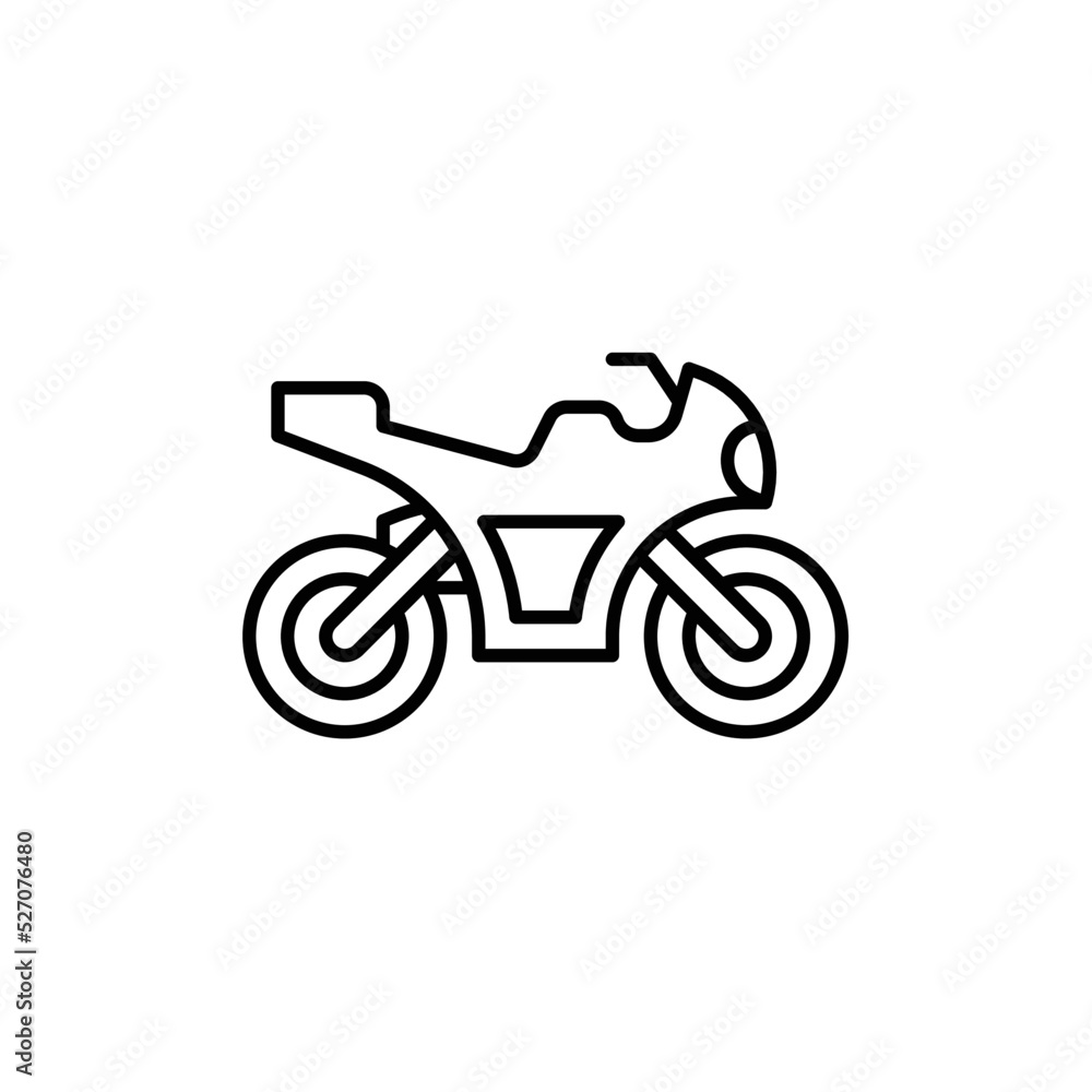 Obraz premium Transport related vector icons with outline style