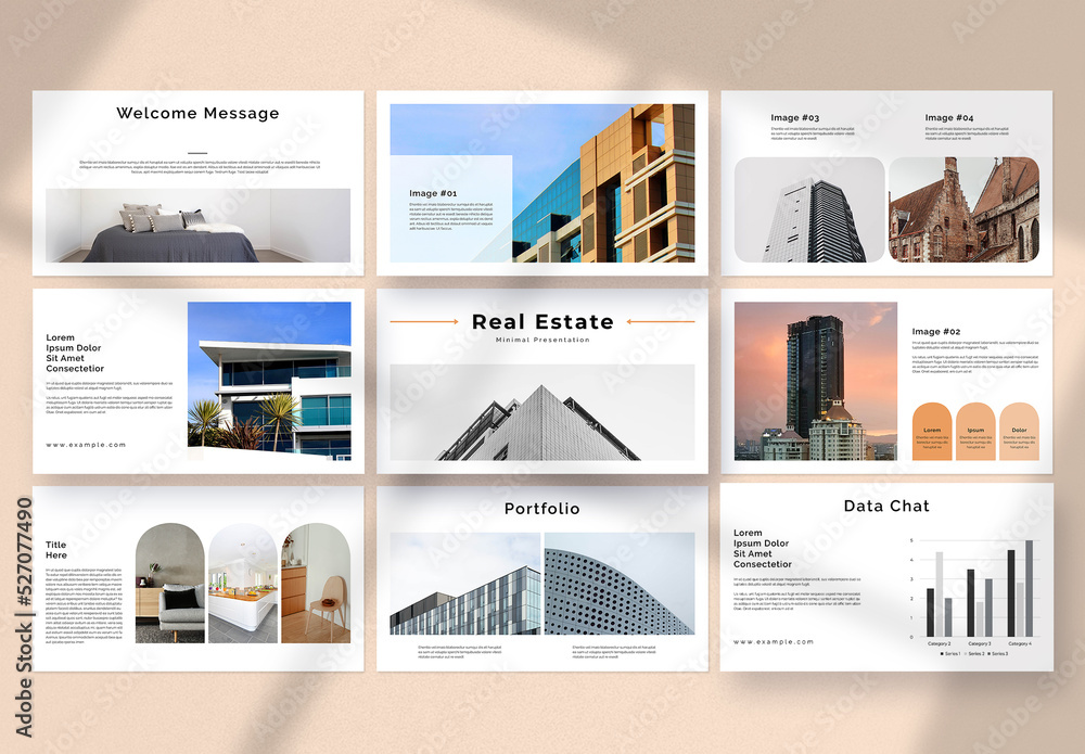 Real Estate Presentation Stock Template Adobe Stock