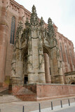 The Cathedral Basilica of Saint Cecilia from the city of Albi, France