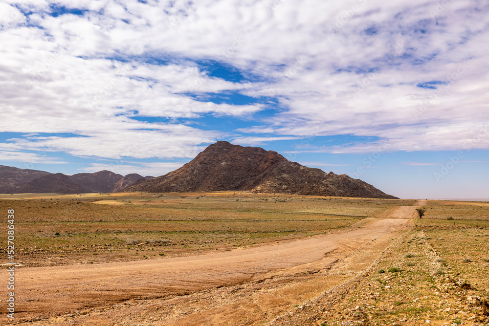 Gravel road in Namib Desert near Kuiseb Canyon