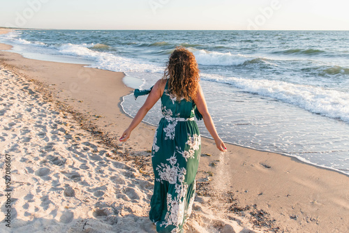 Dziewczyna na plaży © Karolina