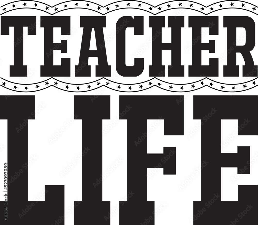 Fototapeta premium Teacher Svg Design